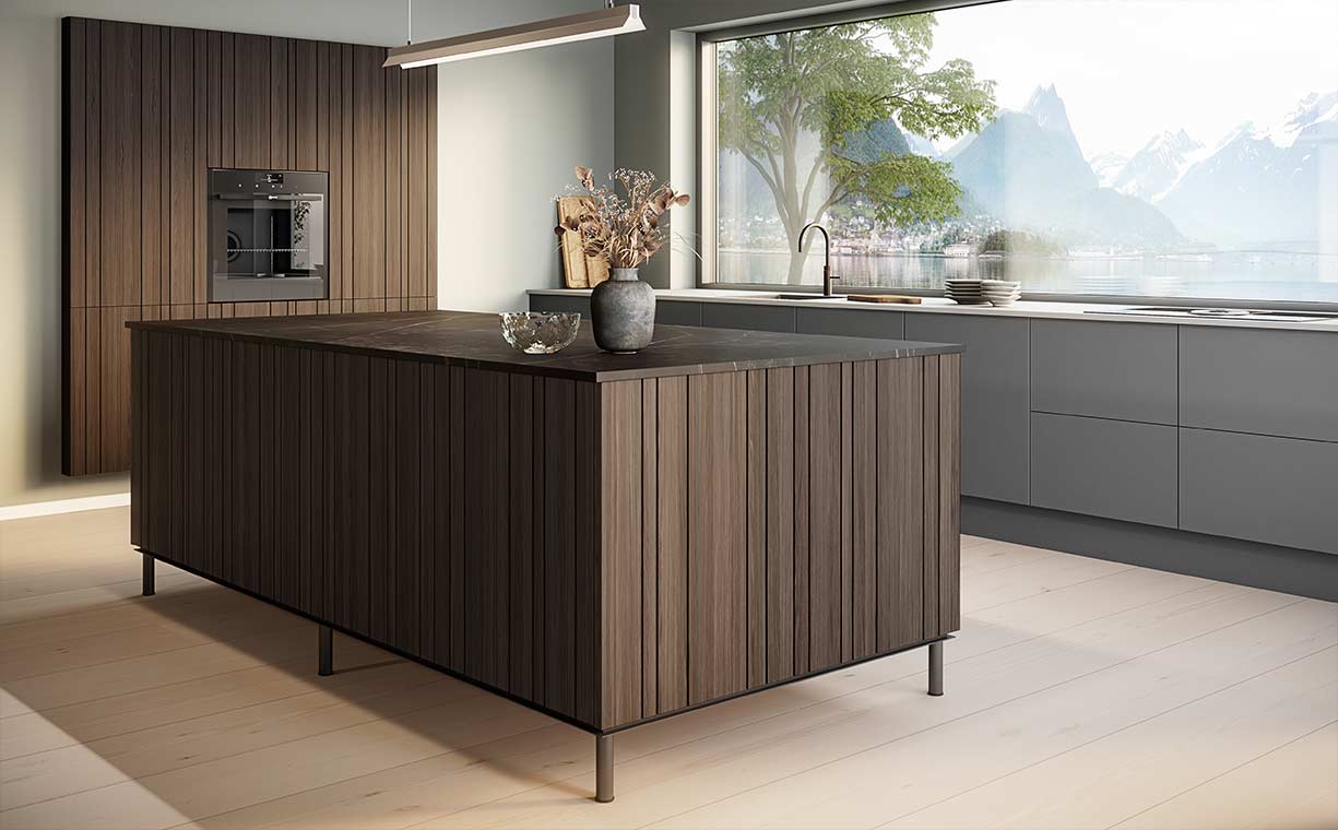 Modellen Silk passar bra till ekfronterna på Nordic Woodlands.